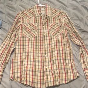 True religion button up shirt